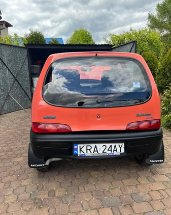 Fiat Seicento cena 8900 przebieg: 31730, rok produkcji 1999 z Krzeszowice małe 92